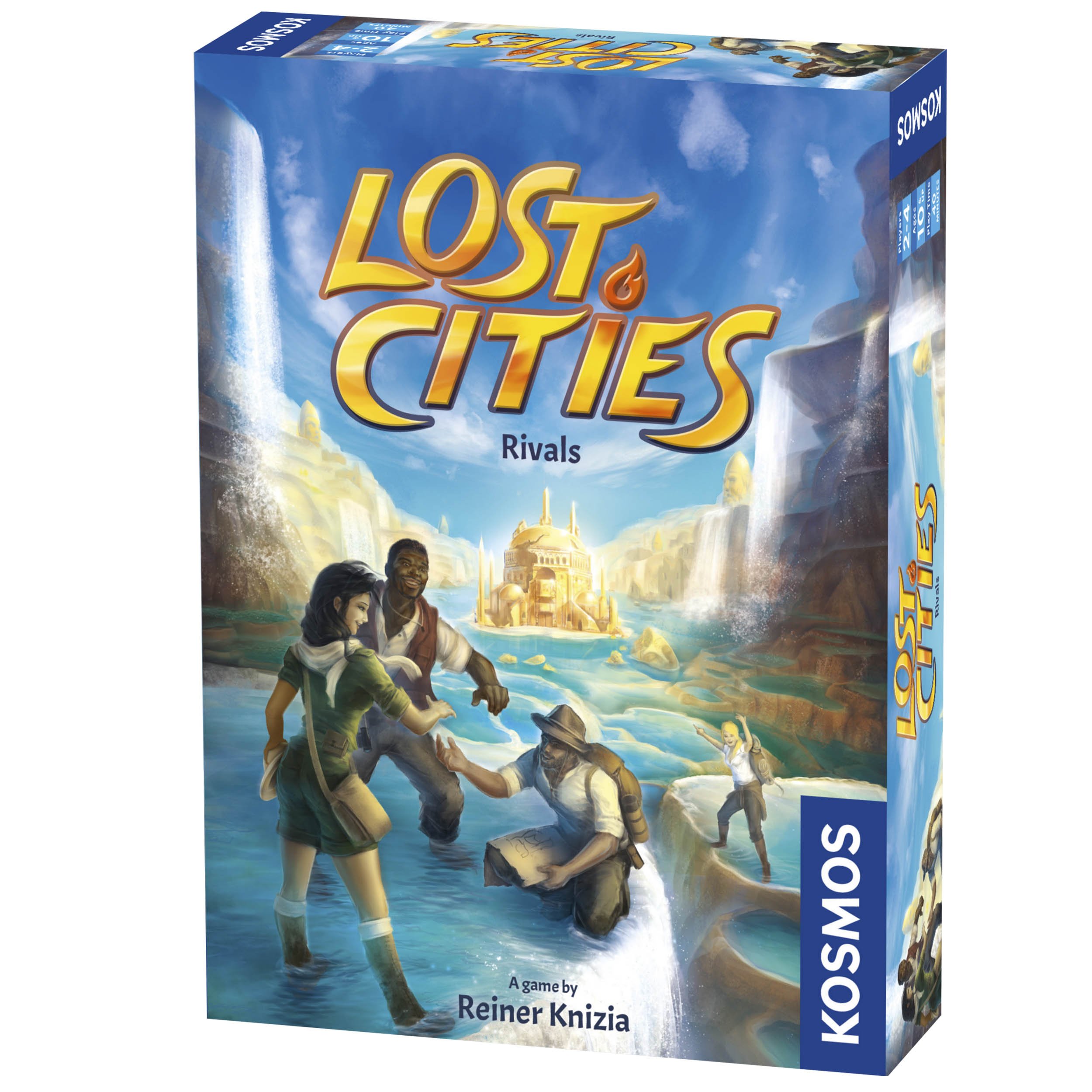 Thames & Kosmos | 690335 | Lost Cities: Rivals | Venture out on the Expedition | Bidding & Set-Collecting Game | 2-4 Players | Ages 10+
