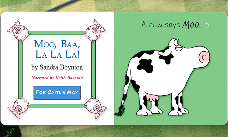 Moo, Baa, La La La! - Sandra Boynton Interactive Story