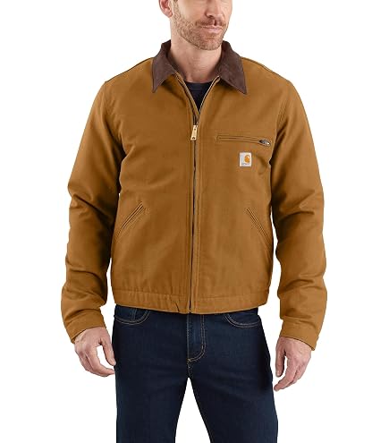 Amazon.com: Carhartt Men's Firm Duck Insulated Hood-Carhartt Brown