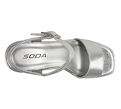 Soda Launch ~ Women Open Toe Ankle Strap Platform