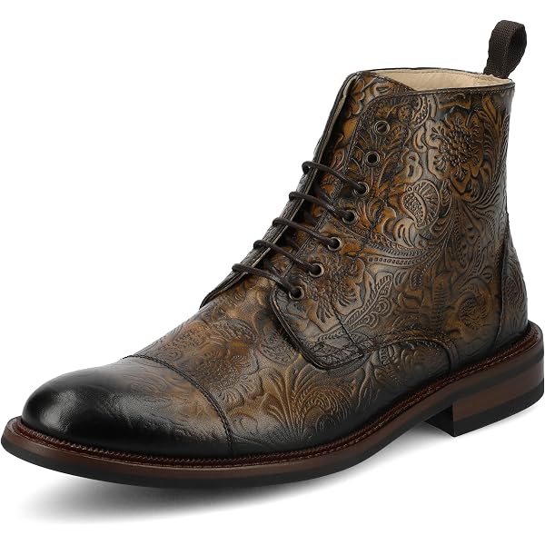 Amazon.com | TAFT The Jones Captoe Boot in Honey | Chukka display picture 1