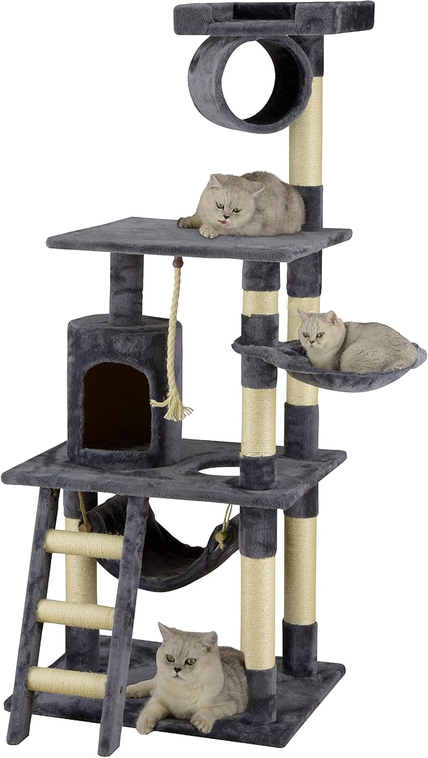 Go Pet Club 62-Inch Cat Tree : Pet Supplies