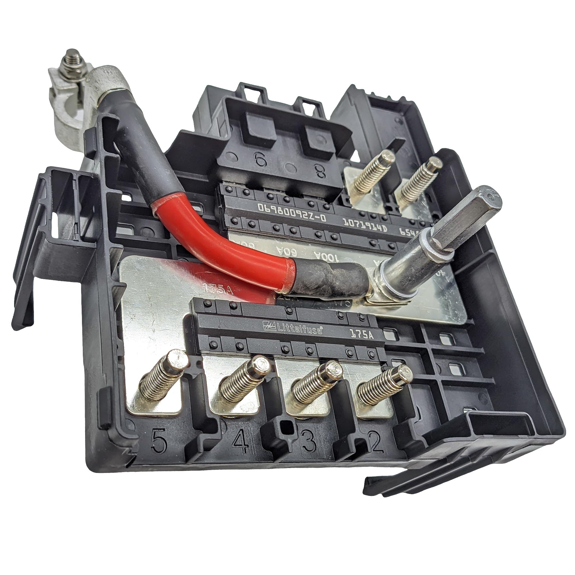 Photo 1 of FIQAPJ Battery Distribution Engine Compartment Fuse Block Box Fit for Chevrolet Chevy Silverado 1500 2017-2019 for GMC Sierra 1500 2017-2019 Fuse Box Replace# 84354721, 84095551, 84460795, 84043745