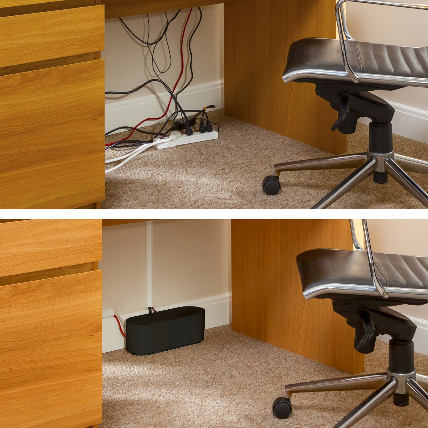 Computers Cord Organizer Made From Electrically Safe Abs