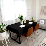 Utopia Kitchen Rectangle Tablecloth 140x240 cm Pack of 2 Black view 7
