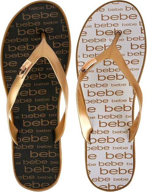 bebe flip flops amazon