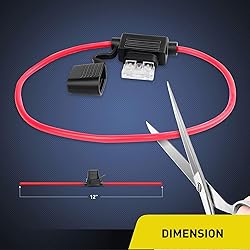 Nilight - 50029R 120 Pcs Standard Blade Fuse