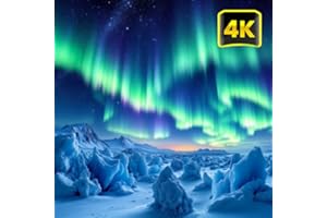 Aurora Borealis And Northern Lights - Relaxing Ambient Music for Sleep, Study & Stress Relief HD 4K Videos Screensaver for Re