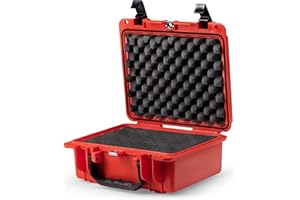 Seahorse 300 Heavy Duty Protective Dry Box Case with Accuform Foam - TSA Approved/Mil Spec / IP67 Waterproof/Airtight/USA Made for First Aid Kits, Emergency Box, Camera