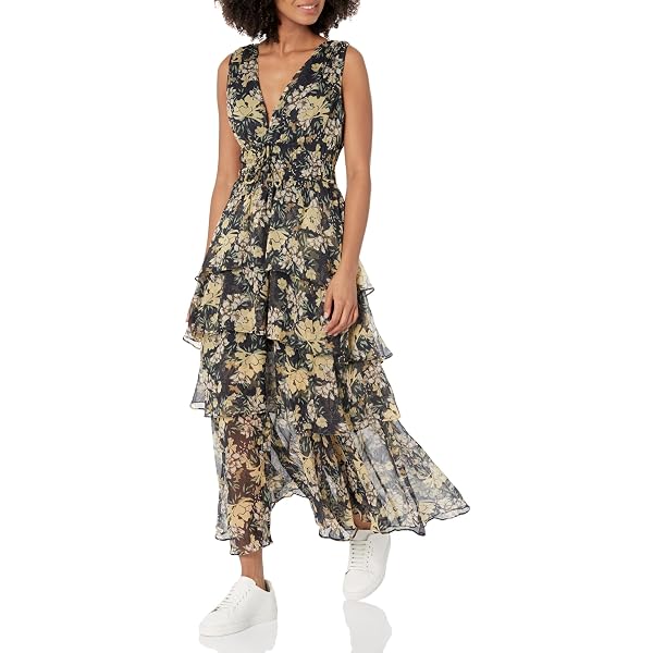 ASTR The Label Women's Alayna Dress, Black Floral, S at Amazon Women's  Clothing store