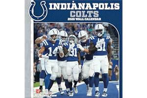 Indianapolis Colts 2026 12x12 Team Wall Calendar
