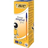 Bic Orange Original Fine Ballpoint Pen - Blue, Pack Of 20