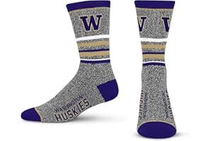 FBF For Bare Feet Men's NFL 5 Star Marbled Crew Sock, 1 Pair