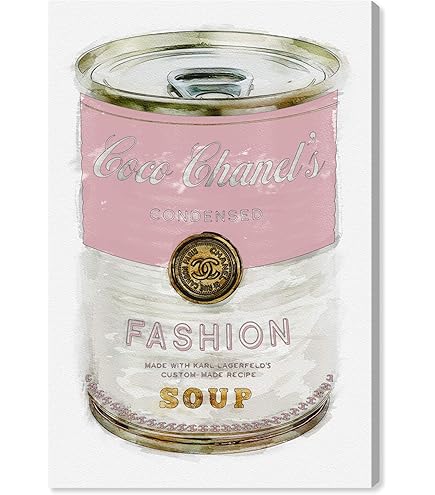 Amazon.com: Oliver Gal 'French Luxe Soup' The Fashion Wall
