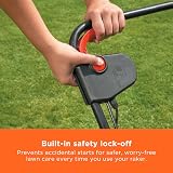 BLACK+DECKER Lawn Raker 600W GD300-GB Adjustable Height 30cm Raking Width view 7