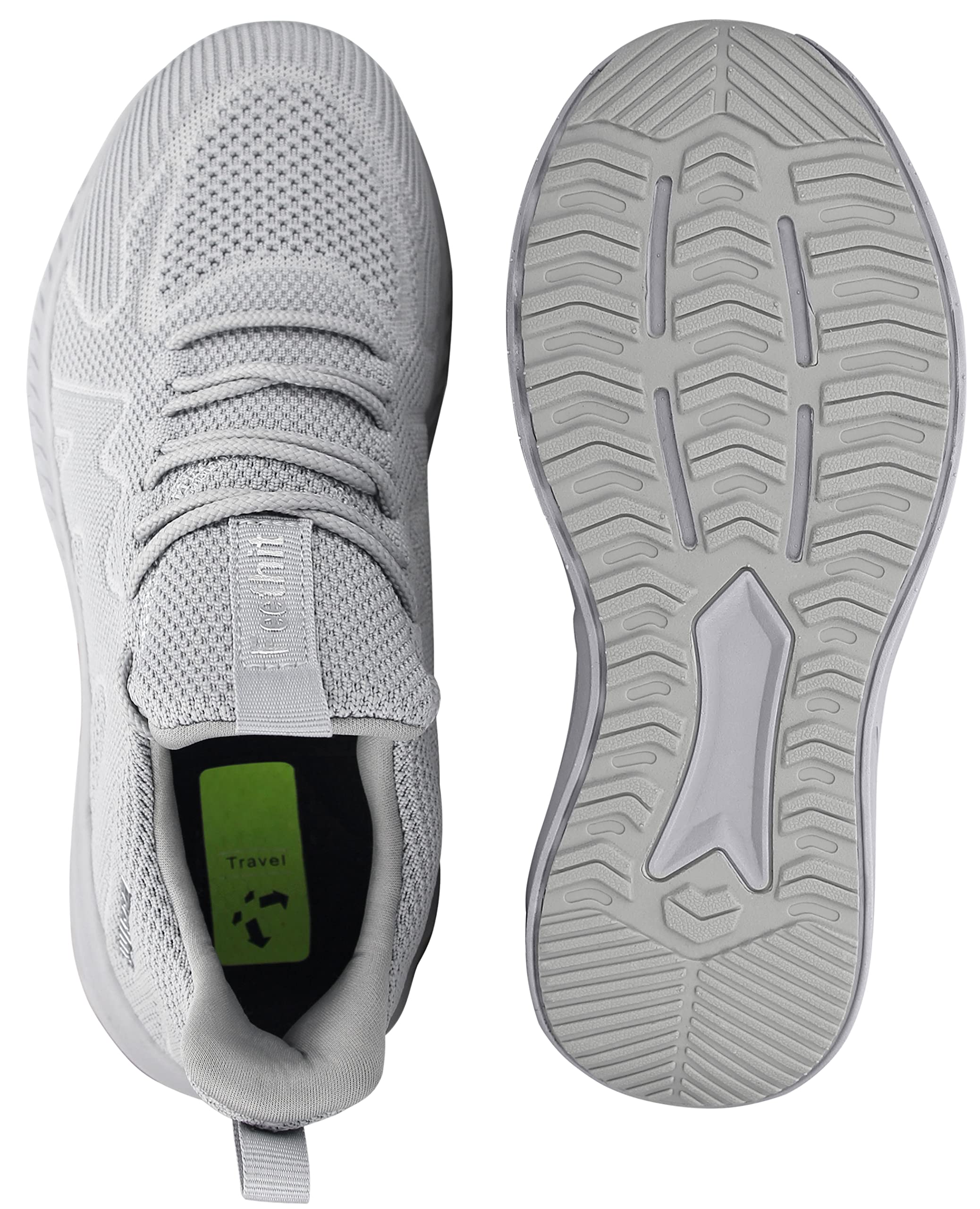 Feethit Sneaker Herren Schuhe Sportschuhe Laufschuhe Turnschuhe Herren Tennis Fitness Jogging Walkingschuhe Leichtgewichts Atmungsaktiv Freizeit Straßenlaufschuhe Schlüpfen Schuhe Licht Grau 44 EU 6