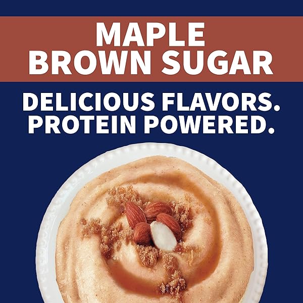 CREAM OF WHEAT INSTANT HIGH PROTEIN HOT CEREAL, MAPLE BROWN SUGAR, 1.6 OUNCE, 6 PACKETS