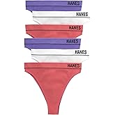 Hanes womens Originals Seamless Rib Hi-rise Cheeky Panties Pack, Assorted Colors, 6-packBriefs