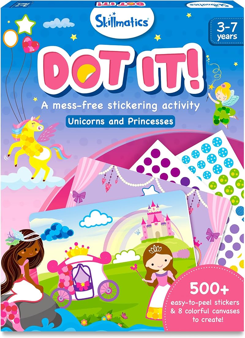Skillmatics Dot It Sticker Art Animals and Dinosaurs Combo 750+ Stickers