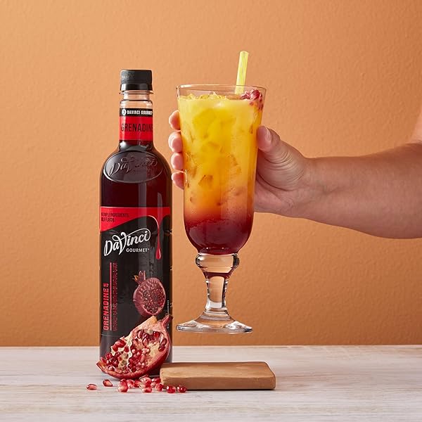 DAVINCI GOURMET GRENADINE SYRUP, 25.4 FLUID OUNCES (PACK OF 1)