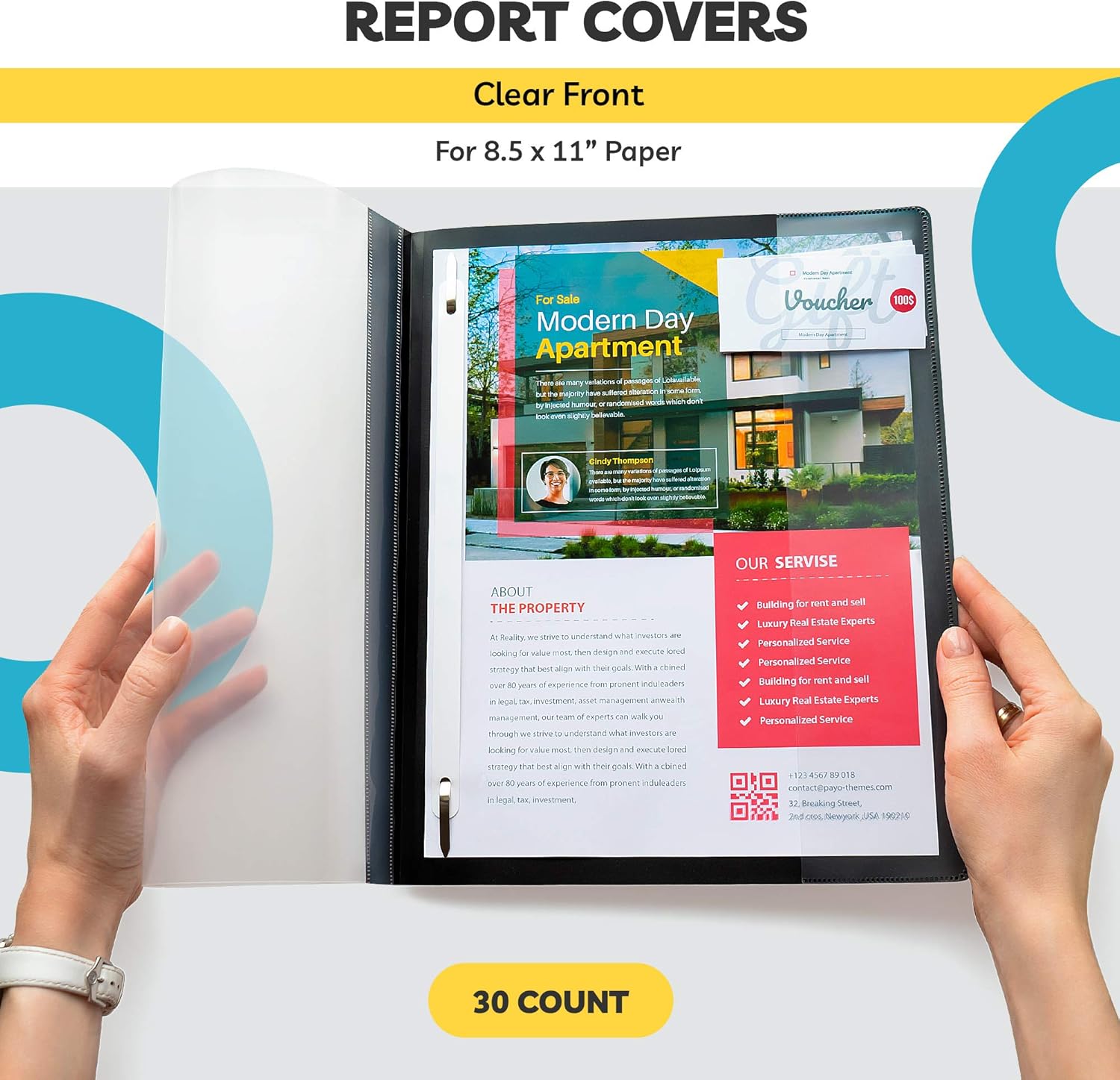 Report Covers Presentation Folders Clear Folder Front Cover Report Cover Portfolio Plastic Fasteners Prong Resume Project Poly Oxford Premium Professional Lay Flat // Paper Plan : Office Products