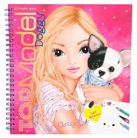 Carnet Coloriage Top Model