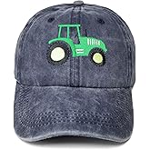 Hepandy Embroidered Farm Tractor Hats for Boys Girls