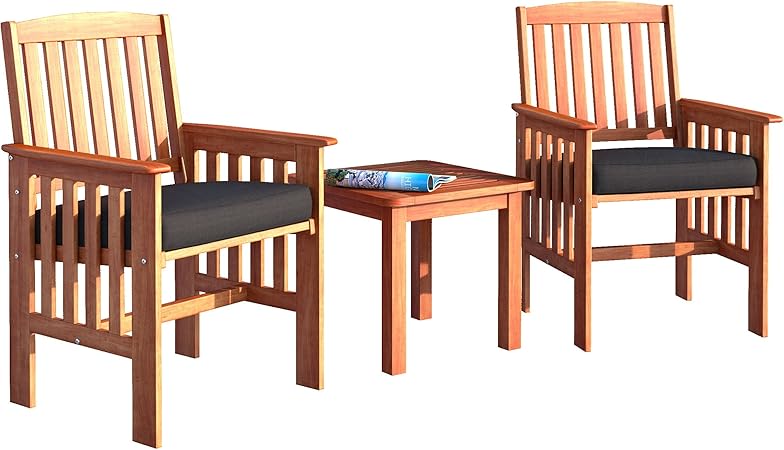 Amazon Com Corliving Pex 864 Z Miramar Outdoor Chair And Side