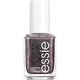 essie Nail Polish, Salon-Quality Black Shimmer Nail Polish, Vegan, 0.46 fl oz