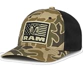 Dodge Ram Logo Trucker Hat, Woodland Camo
