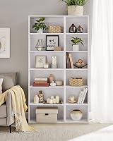 VASAGLE 6-Tier Bookcase 24 x 40 x 178.5 cm Cloud White LBC167T14 view 6