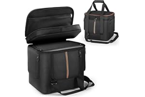 MRINCA Carrying Case Compatible with Jackery Explorer 2000 v2/700 Plus, Portable Power Station Storage Bag with Quick-Access Window & Ventilation for Camping, Hiking​