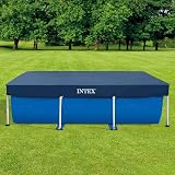 Intex Debris/Weather Cover for 3m x 2m Frame Pools 28038 Rectangular Blue view 7