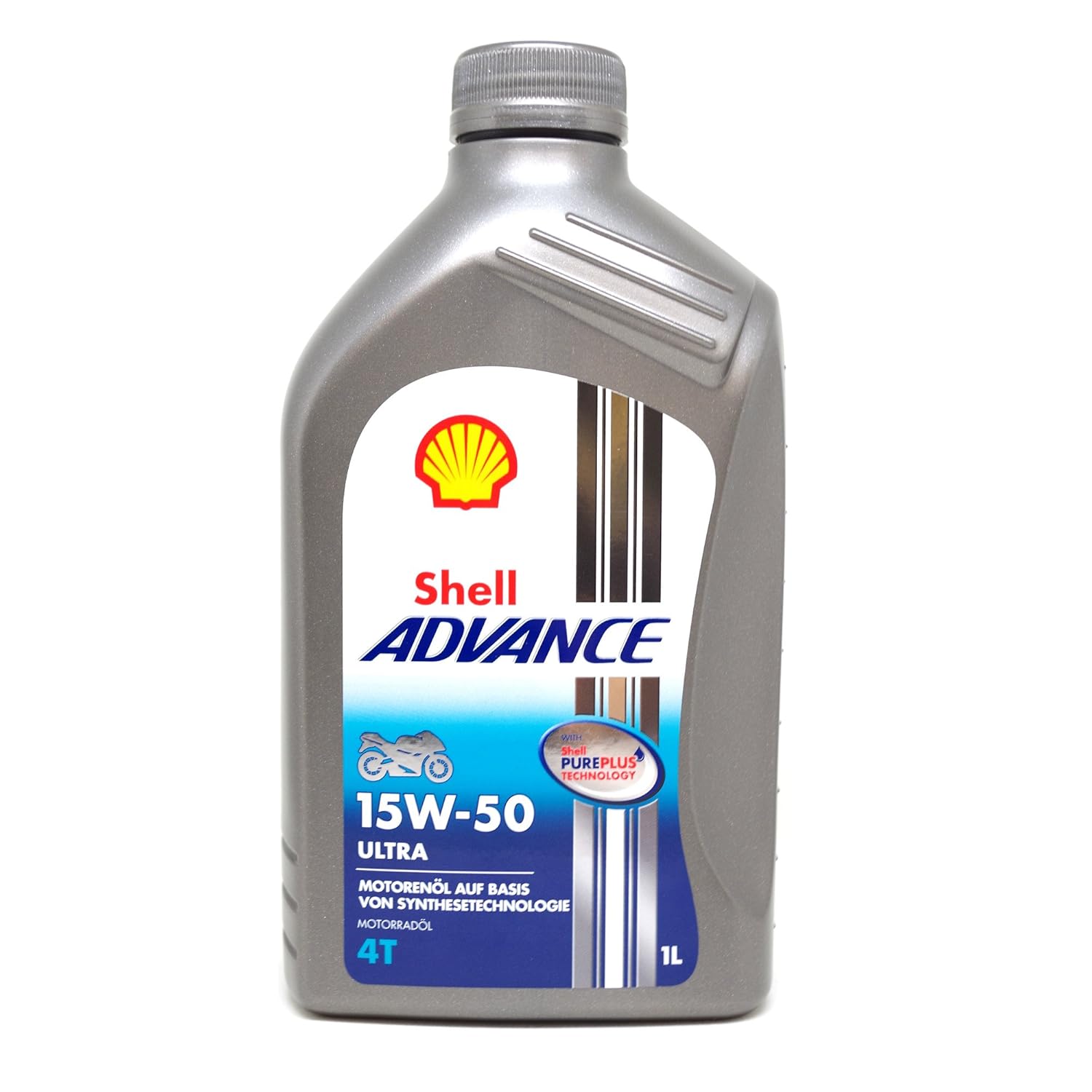 Shell Advance Ultra 4T 4T 15 W - 50 1 Litre Tin: Amazon.co.uk: Car ...