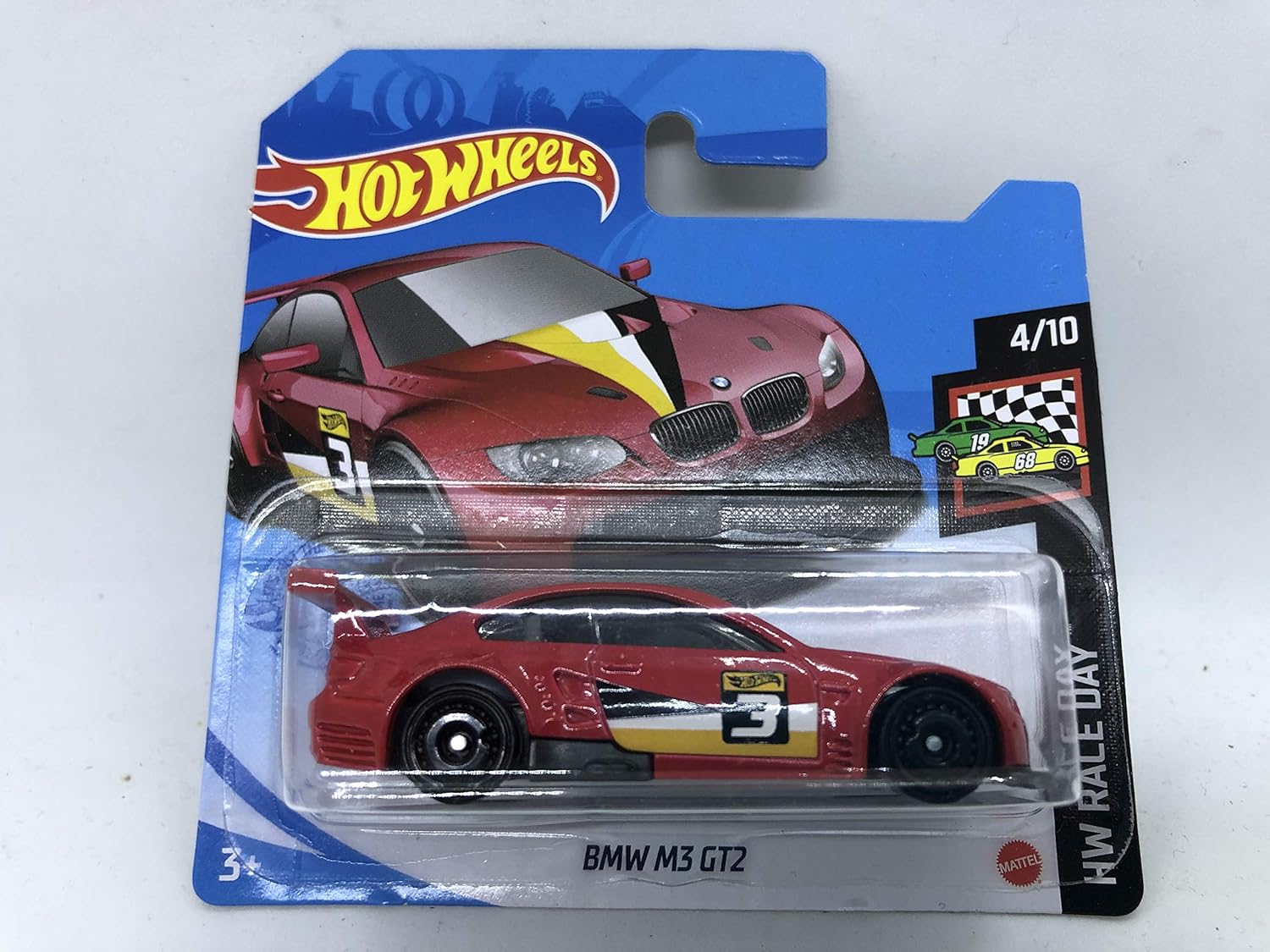 BMW M3 GT2 Red Hot Wheels 2021 57/250 (Short Card) - BigaMart