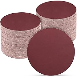 POTUINOM 5 Inch 100 PCS Sanding Disc 1000 Grit,Hook