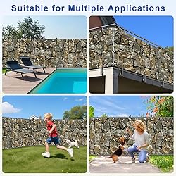 UPGRADE 3'x1'Customized PVC Privacy Fence Screen