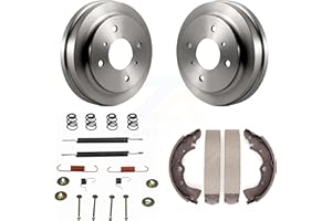 Transit Auto - Rear Brake Drum Shoes And Spring Kit For 2002-2006 Nissan Sentra 1.8L K8N-100335