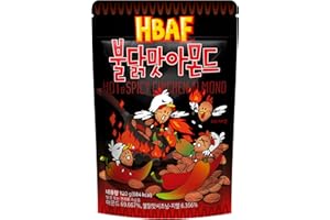 [Official Gilim HBAF] Korean Seasoned Hot Spicy Chicken Almonds Nut Protein Snack | Nutritious & Gluten Free | School, Work, Trip snack | Pre-workout Snack (Spicy Buldak, 1x120gram pack)