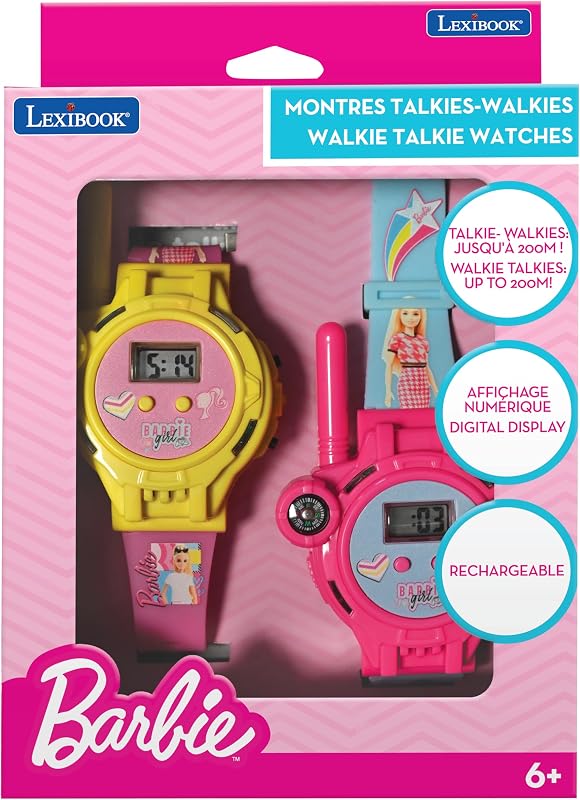 , Barbie, Relojes Walkie-Talkie, DMWTW1BB