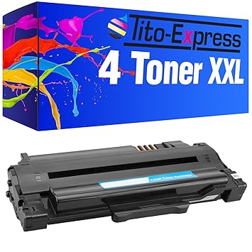 PlatinumSerie® 4 Toner-Patronen XL Schwarz für Samsung SCX-4600 SCX4600FN SCX-4623 SCX-4623F SCX-4623FN SCX-4623FW SF-650 SF-