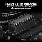Corsair MP700 PRO 2TB M.2 NVMe PCIe Gen5 SSD Air Cooler Black TLC NAND view 8