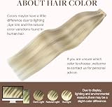 GOO GOO Tape In Hair Extensions 18inch 100g 40pcs Ash Blonde 17A/60A view 6