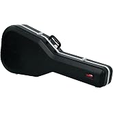 Gator Cases Deluxe ABS Molded Guitar Case for Acoustic Guitars, Fits Yamaha APX Style Acoustic Guitars (GC-APX)