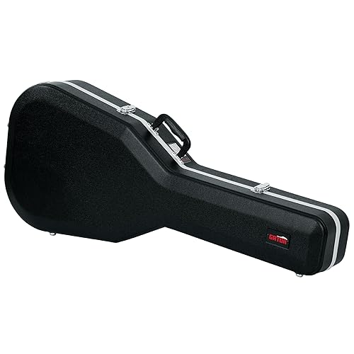 Gator Cases Deluxe ABS Molded Guitar Case for Acoustic Guitars, Fits Yamaha APX Style Acoustic Guitars (GC-APX)