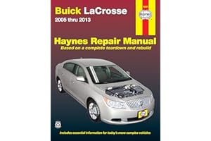 Buick LaCrosse (05-13) Haynes Repair Manual (Does not include information specific to eAssist models. Includes thorough vehicle coverage apart from the specific exclusion noted)