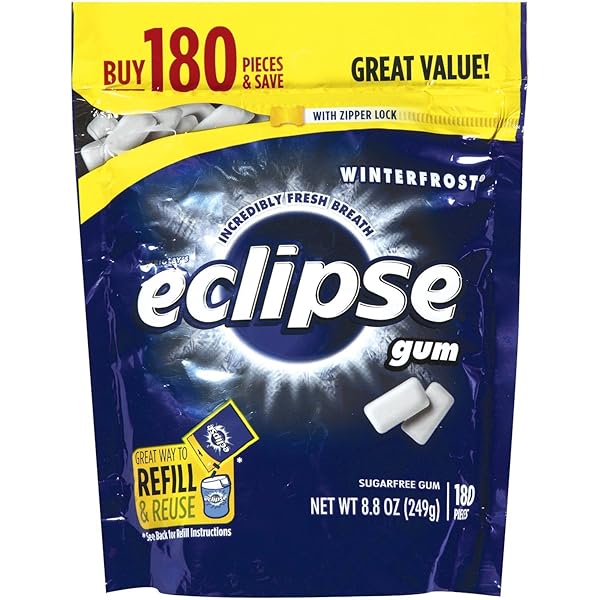 ECLIPSE GUM WINTERFROST 180 PIECE 8.8 OUNCE (PACK...