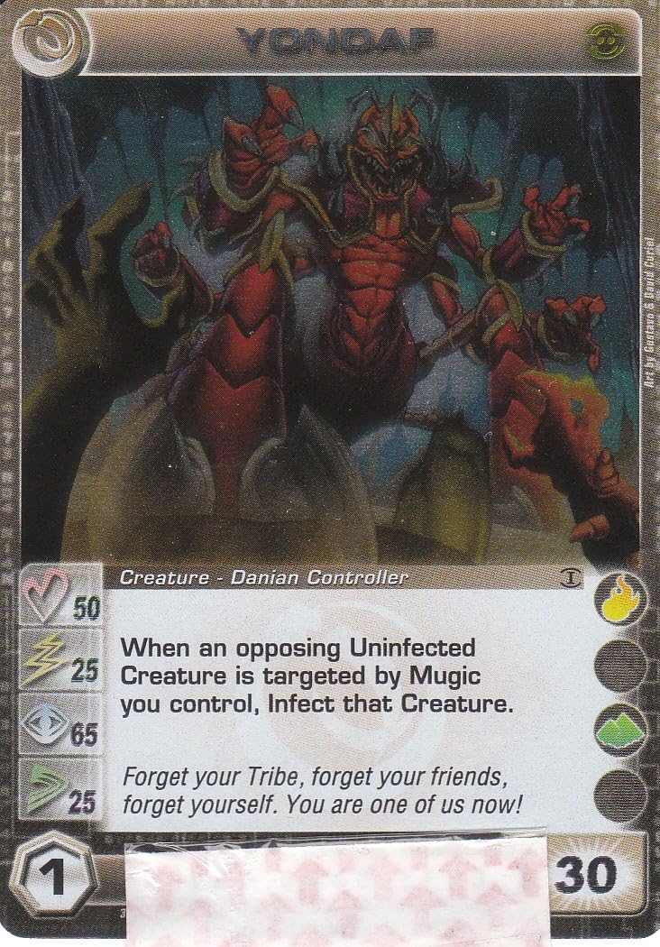 Chaotic TCG Zenith of the Hive 1st Edition Rare Card- Yondaf #30