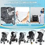 Orzbow Universal Rain Cover for Pram with Window EVA Breathable view 5