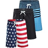 Men's 9" Quick Dry Swim Trunks with Mesh Lining and Cargo Pockets, Beach Shorts Bathing Suits